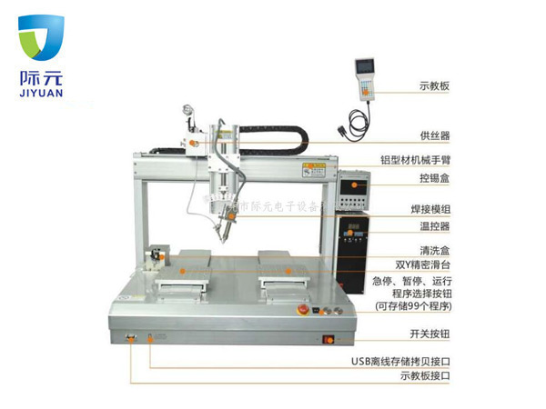 五轴双台自动焊锡机（同步带）